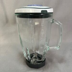 Braun Glass Blender Jar Assembly Lid Blade Base JB3060 JB5160 4184618 4184614